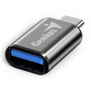 USB redukce, (3.0), USB C samec - USB A samice, černá, Genius USB 3.0, až 5Gbps #5337303
