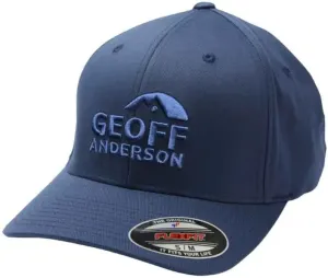 Geoff andreson šiltovka flexfit nu modrá 3d biele logo - l/xl #5968148