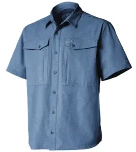 Geoff anderson košeľa zulo ii modrá krátky rukáv - l #8407157