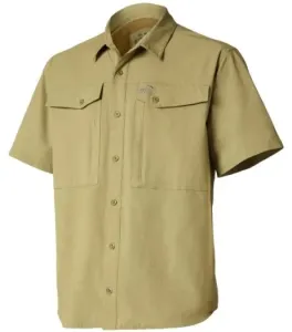 Geoff anderson košeľa zulo ii zelená krátky rukáv - m #8407168