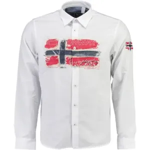 Pánska košeľa Geographical Norway model Zacolino 100 - Biela / M