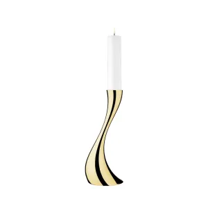 Podlahový svietnik Cobra, 40 cm, zlatý - Georg Jensen