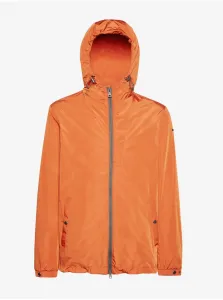 Oranžová pánska ľahká bunda Geox #5201769