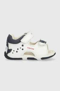 Detské kožené sandále Geox biela farba #7524064