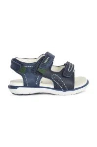 Detské kožené sandále Geox tmavomodrá farba #6904247
