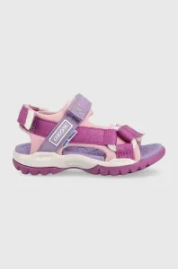 Detské sandále Geox fialová farba #231906
