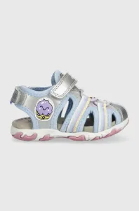 Detské sandále Geox strieborná farba