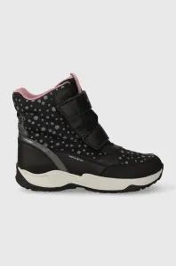Detské zimné topánky Geox čierna farba #8746017