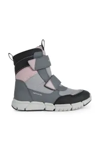 Detské zimné topánky Geox šedá farba #2567228