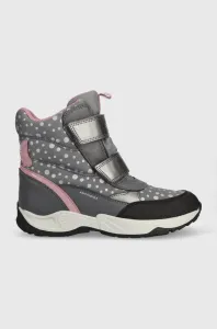 Detské zimné topánky Geox šedá farba #8746018