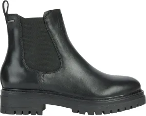 Kožené topánky chelsea Geox Iridea B Abx dámske, čierna farba, na platforme, #248054