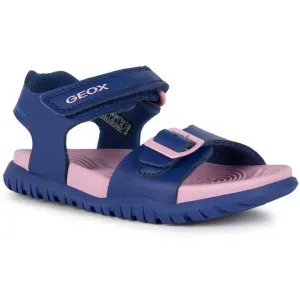 Geox J SANDAL FUSBETTO G. A Detské  dievčenské sandále, tmavo modrá, veľkosť