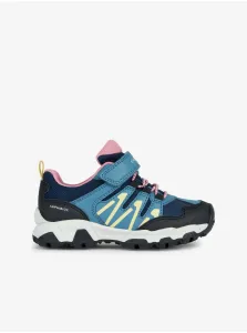 Pink and Blue Girly Sneakers Geox Magnetar - Girls