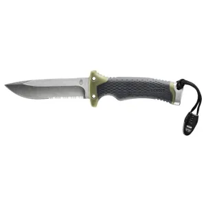 Nôž s pevnou čepeľou Ultimate Survival Gerber® (Farba: Čierna) #5809368