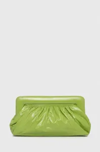 Kožená listová kabelka Gestuz zelená farba #5658167