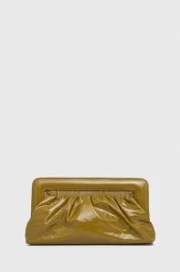 Kožená listová kabelka Gestuz zelená farba #7964570