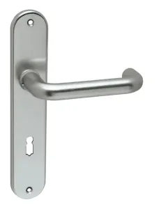 Kľučka na dvere GI - COSLAN - SO NEM - nerez matná (F9) | MP-KOVANIA.sk #4107087