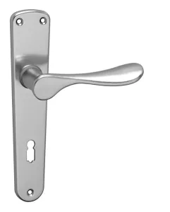 Kľučka na dvere GI - KLASIK - SO NEM - nerez matná (F9) | MP-KOVANIA.sk #4107111
