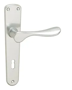 Kľučka na dvere GI - KLASIK - SO STM - strieborná matná (F1) | MP-KOVANIA.sk #4107090