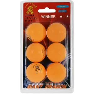 Giant Dragon ORG PI PO MICKY 6PCS Loptičky na stolný tenis, oranžová, veľkosť #465113