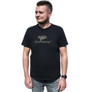 Giants fishing tričko pánske čierne camo logo - veľkosť s #8406829