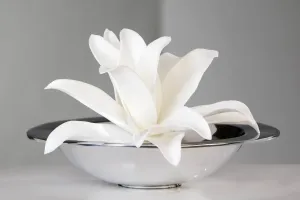 Gilde Dekorační pěnová květina, bílá