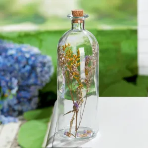 Gilde Sušené květiny ve sklenici, 26,5 cm