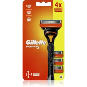 Gillette Fusion5 holiaci strojček holiaci strojček 1 ks + náhradná čepeľ 3 ks pre mužov