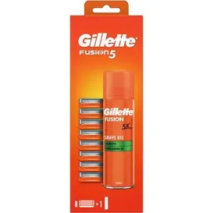 GILLETTE Fusion5 8 ks + Gél