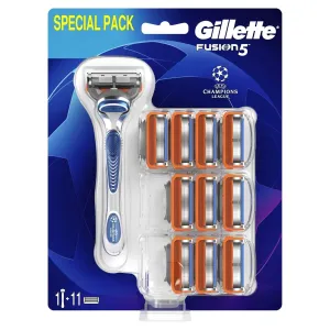Gillette Fusion Strojček + 11 Náhradných hlavíc Special pack