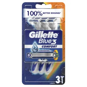 GILLETTE Blue3 Comfort Jednorazový holiaci strojček 3 kusy