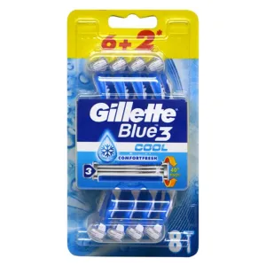 GILLETTE Blue3 Cool Jednorazový holiaci strojček 8 ks