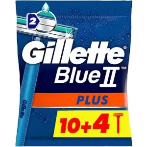GILLETTE Blue II Plus 10 + 4 ks