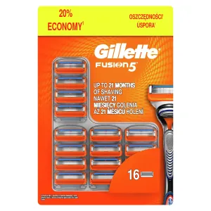 Gillette Fusion5 náhradné ostrie náhradná čepeľ 16 ks pre mužov