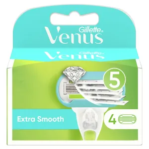 Gillette Venus Extra Smooth náhradné ostrie náhradná žiletka 4 ks pre ženy