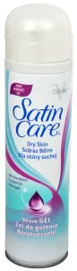 Gillette Gél na holenie s bambuckým maslom na suchú pokožku Satin Care (Shave Gel) 200 ml