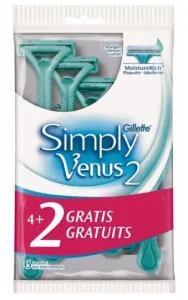 Gillette Simply Venus 2 jednorázové žiletky 6ks