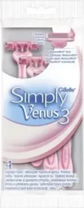 Gillette Simply Venus Basic jednorázové žiletky 4ks-3čepielkové