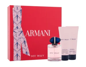 Giorgio Armani My Way - EDP 90 ml + sprchový gel 75 ml + tělové mléko 75 ml