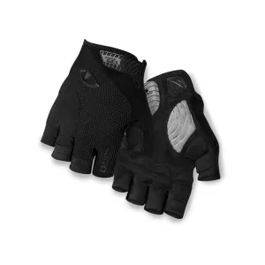 GIRO Cyklistické rukavice krátkoprsté - STRADE DURE - čierna