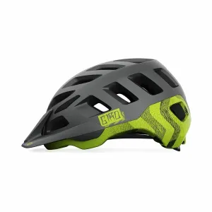 Giro Radix Mat Metallic Black/Lime Bicycle Helmet #9514210
