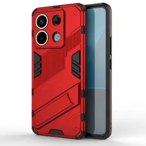 Odolný Kryt Punk armor case červený – Xiaomi Redmi Note 13 Pro+ 5G