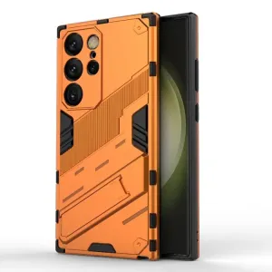 Odolný Kryt Punk armor case oranžový – Samsung Galaxy S24 Ultra