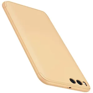 GKK Xiaomi Mi 6 Ochranné puzdro GKK 360   Predný a zadný kryt celého mobilu  KP12905 zlatá