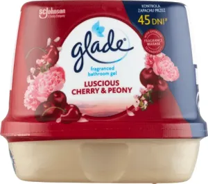 GLADE vonný gél do kúpeľne – Luscious Cherry & Peony 180 g