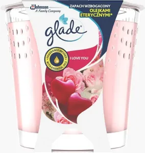 Glade candle I Love You