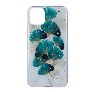 Puzdro Glam TPU for iPhone 12/12 Pro  - Lístie