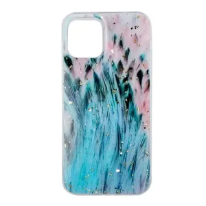 Puzdro Glam TPU for iPhone 13  - Pávie Perie