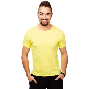 Mužské tričko GLANO - žlté #6486901