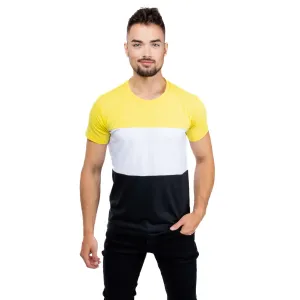 Man T-shirt GLANO - yellow #6902610